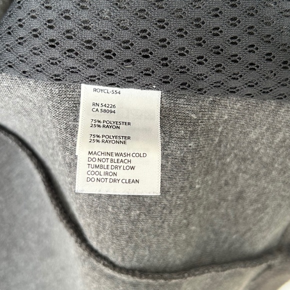 Royal Robbins Departures Gray Fleece Zip Up Jacket - Picture 15 of 16